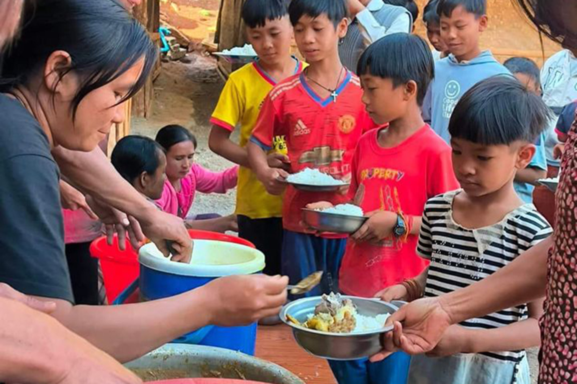 ミャンマー避難民に対する人道支援への寄付を行いました